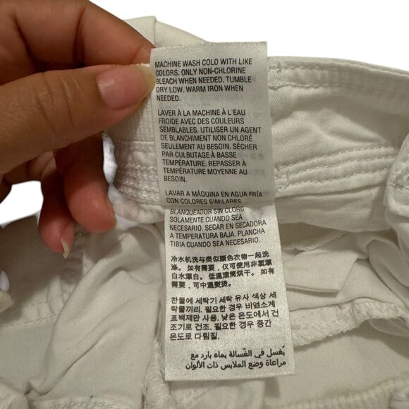 Style & Co White Cargo Capri Womens Pants Size 4P - Picture 7 of 11